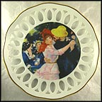 Dance At Bougival Collector Plate by Pierre-Auguste Renoir MAIN