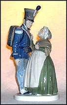 Soldier And The Witch, Royal Copenhagen Figurine #1112 MAIN