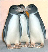 Trio Of Penguins, Royal Copenhagen Figurine #1284 MAIN