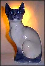 Siamese Cat, Royal Copenhagen Figurine #142 MAIN