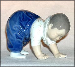 Crawling Child, Royal Copenhagen Figurine #1518 MAIN