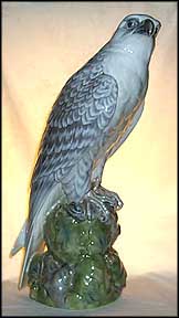 Iceland Falcon On Rock, Royal Copenhagen Figurine #1661 MAIN
