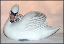 Mother Swan With Cygnet, Royal Copenhagen Figurine #360 MAIN