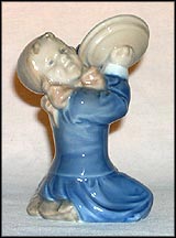 Girl With Pot Cover, Royal Copenhagen Figurine #3677 MAIN