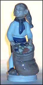 December, Boy With Sack, Royal Copenhagen Figurine #4534 MAIN