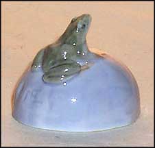 Frog On Stone, Royal Copenhagen Figurine #61 MAIN