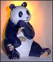 Panda Eating, Royal Copenhagen Figurine #662 MAIN