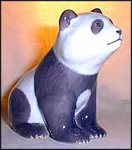 Panda Sitting, Royal Copenhagen Figurine #663 MAIN