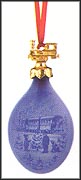 2004 Awaiting The Christmas Train, Royal Copenhagen Annual Ornament MAIN