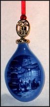 1993 Christmas Guests, Royal Copenhagen Annual Ornament MAIN