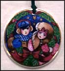 1993 The Skating Party, Royal Copenhagen Christmas In Denmark Ornament MAIN