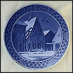Aabenraa Marketplace Collector Plate by Oluf Jensen MAIN