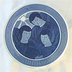 Three Singing Angels Collector Plate by Ellinor Selschau MAIN
