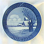 Danish Landscape Collector Plate by Oluf Jensen MAIN