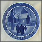 Vicar's Family On Way To Church Collector Plate by Gotfred Rode MAIN