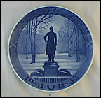Frederiksberg Gardens With Statue Of Frederik VI Collector Plate by Oluf Jensen MAIN