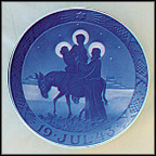 Flight Of Holy Family Into Egypt Collector Plate by Oluf Jensen MAIN