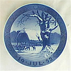 Christmas In The Forest Collector Plate by Oluf Jensen MAIN