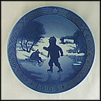 Little Skaters Collector Plate by Kai Lange MAIN