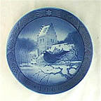 Blackbird At Christmastime Collector Plate by Kai Lange MAIN