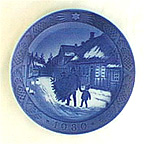 Bringing Home The Christmas Tree Collector Plate by Kai Lange MAIN