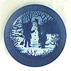 The Snowman Collector Plate by Kai Lange MAIN