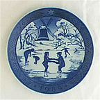 The Old Skating Pond Collector Plate by Sven Vestergaard MAIN