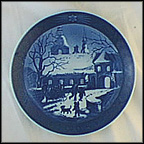 Christmas At Manor House Collector Plate by Oluf Jensen MAIN