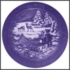 Winter In The Forest Collector Plate by Sven Vestergaard MAIN