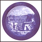 Awaiting The Christmas Train Collector Plate by Sven Vestergaard MAIN
