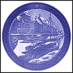 Christmas In Nyhavn Collector Plate by Sven Vestergaard MAIN