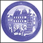 Christmas At Amagertorv Collector Plate by Sven Vestergaard MAIN