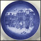 Christmas Tree Salesman Collector Plate by Allan Therkelsen MAIN