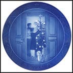 Christmas Anticipation Collector Plate by Allan Therkelsen MAIN
