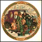Christmas Shopping Collector Plate by Hans Henrik Hansen MAIN