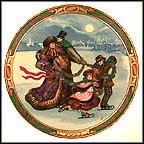 The Skating Party Collector Plate by Hans Henrik Hansen MAIN