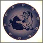Mother Horse And Her Young One Collector Plate by Sven Vestergaard MAIN