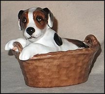 Terrier Sitting in Basket MAIN