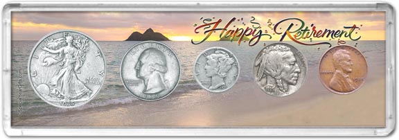 1935 Retirement Coin Gift Set LARGE