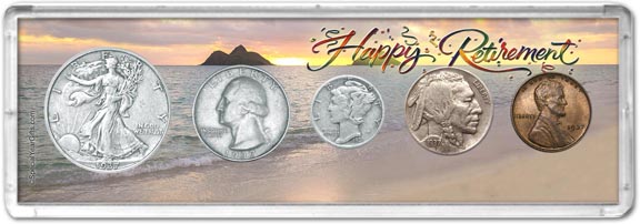 1937 Retirement Coin Gift Set LARGE