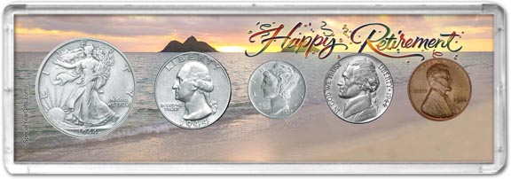 1944 Retirement Coin Gift Set MAIN
