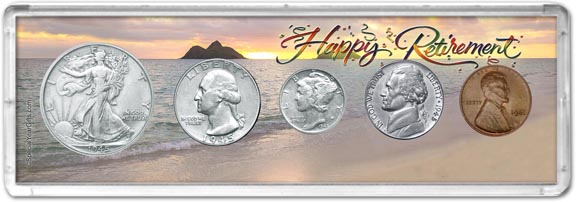 1945 Retirement Coin Gift Set MAIN