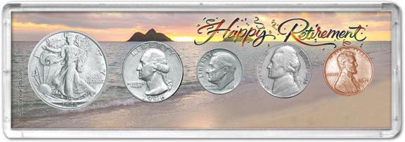 1946 Retirement Coin Gift Set LARGE
