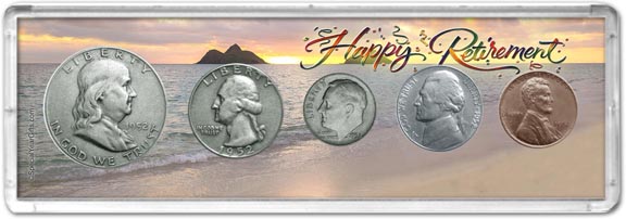 1952 Retirement Coin Gift Set LARGE