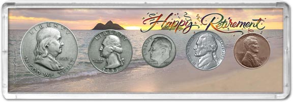 1953 Retirement Coin Gift Set LARGE