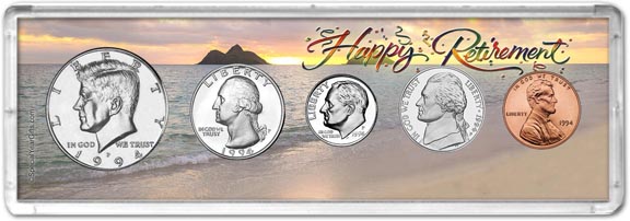 1994 Retirement Coin Gift Set MAIN