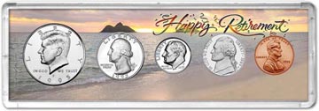 1995 Retirement Coin Gift Set THUMBNAIL