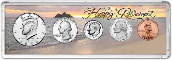 1998 Retirement Coin Gift Set MAIN