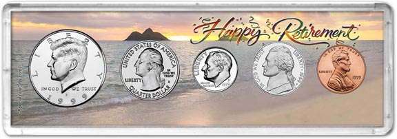 1999 Retirement Coin Gift Set MAIN