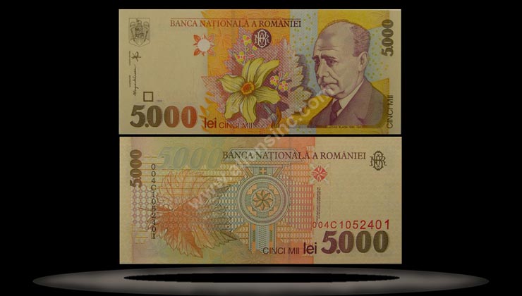 Romania Banknote, 5000 Lei, 1998, P#107a MAIN